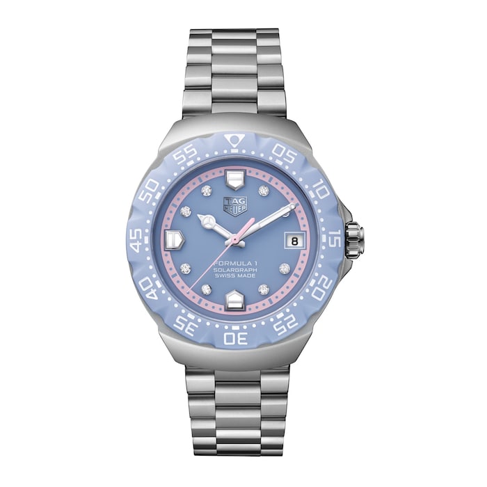 TAG Heuer Formula 1 Solargraph Limited Edition 38mm Unisex Watch Blue