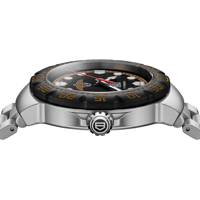 TAG Heuer Formula 1 Solargraph X Indy 500 Limited Edition 38mm Mens Watch Black