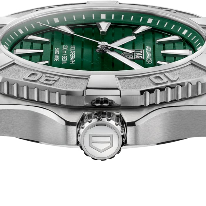 TAG Heuer Aquaracer Professional 200 Solargraph 40mm Mens Watch Green