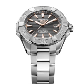TAG Heuer Aquaracer Professional 200 Solargraph 40mm Mens Watch Grey