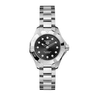 TAG Heuer Aquaracer Professional 100 Solargraph 28mm Ladies Watch Black