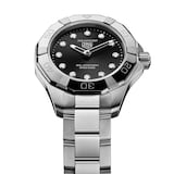 TAG Heuer Aquaracer Professional 100 Solargraph 28mm Ladies Watch Black