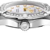 TAG Heuer Aquaracer Professional 100 Solargraph 28mm Ladies Watch White Mother Of Pearl