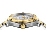 TAG Heuer Aquaracer Professional 200 Solargraph 34mm Ladies Watch 18k Yellow Gold