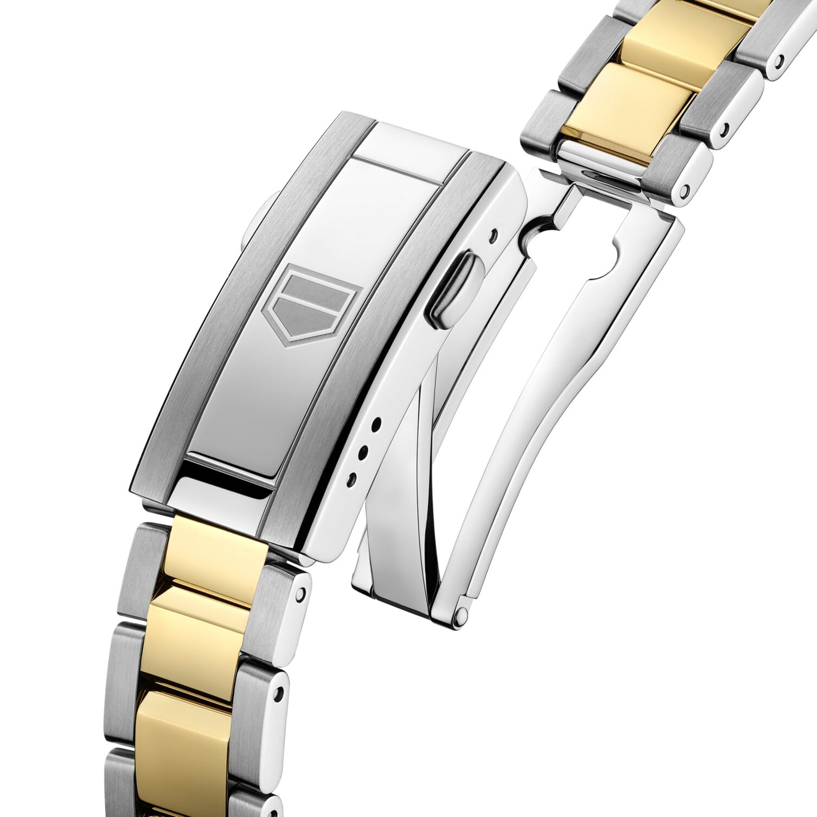 TAG Heuer Aquaracer Professional 200 Solargraph 34mm Ladies Watch 18k Yellow Gold