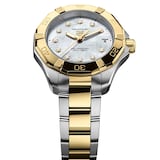TAG Heuer Aquaracer Professional 200 34mm Ladies Watch 18k Yellow Gold