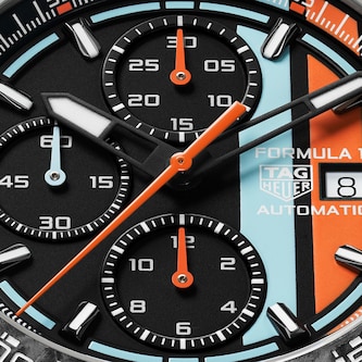 TAG Heuer Formula 1 Chronograph X Gulf 44mm Mens Watch TAG Heuer Formula 1 Chronograph X Gulf 44mm Mens Watch