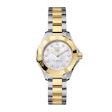TAG Heuer Aquaracer Professional 100 28mm Ladies Watch 18k Yellow Gold