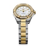 TAG Heuer Aquaracer Professional 100 Solargraph 28mm Ladies Watch 18k Yellow Gold
