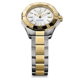 TAG Heuer Aquaracer Professional 100 Solargraph 28mm Ladies Watch 18k Yellow Gold