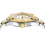 TAG Heuer Aquaracer Professional 100 Solargraph 28mm Ladies Watch 18k Yellow Gold