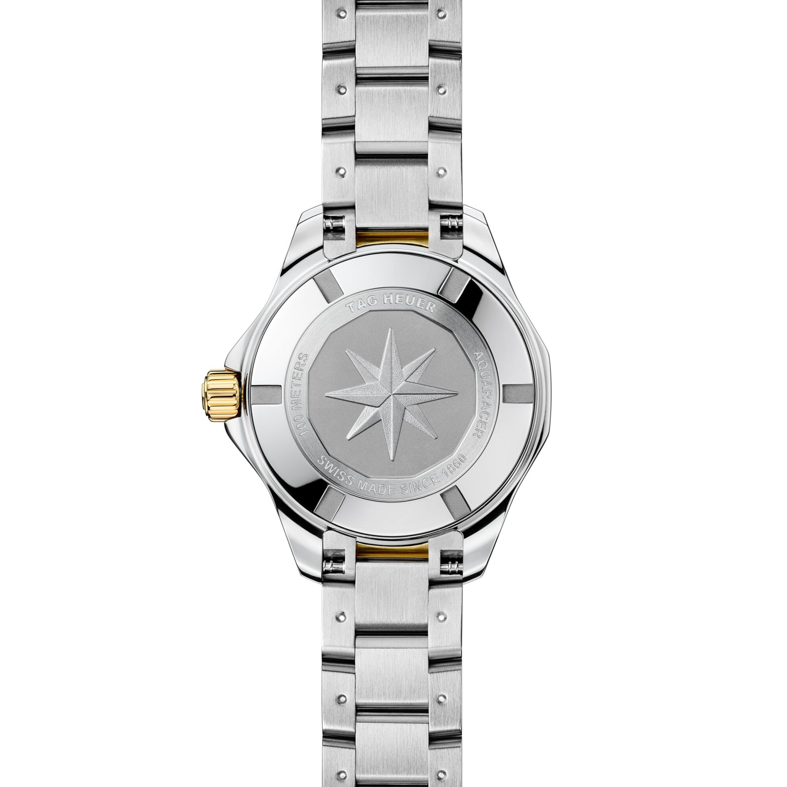 TAG Heuer Aquaracer Professional 100 Solargraph 28mm Ladies Watch 18k Yellow Gold TAG Heuer Aquaracer Professional 100 Solargraph 28mm Ladies Watch 18k Yellow Gold