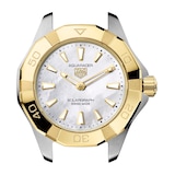 TAG Heuer Aquaracer Professional 100 Solargraph 28mm Ladies Watch 18k Yellow Gold