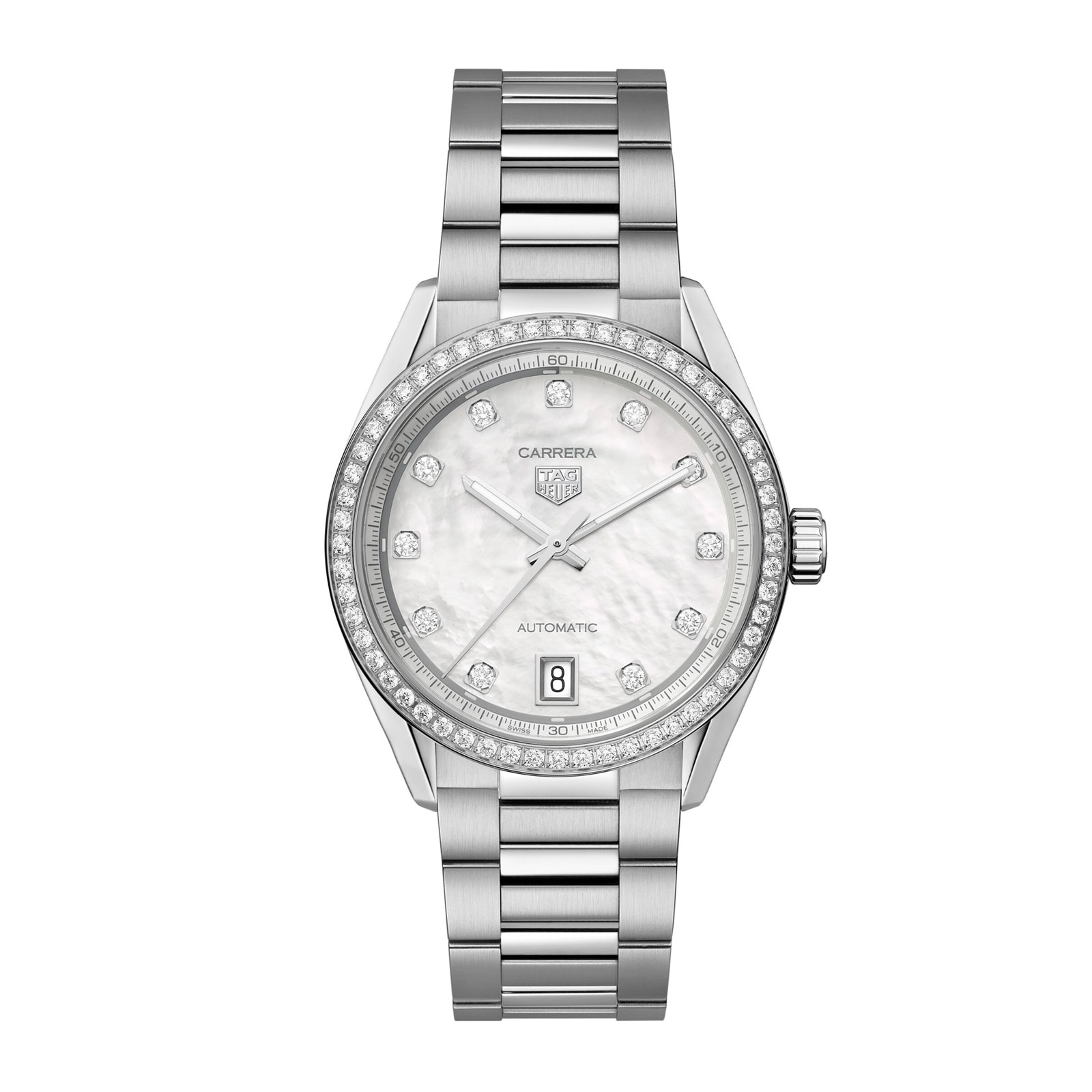 TAG Heuer Carrera Date 36mm Ladies Watch Diamonds