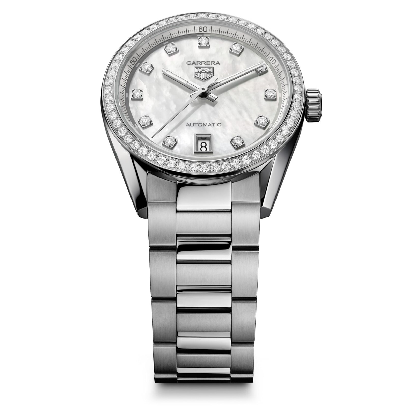 TAG Heuer Carrera Date 36mm Ladies Watch Diamonds