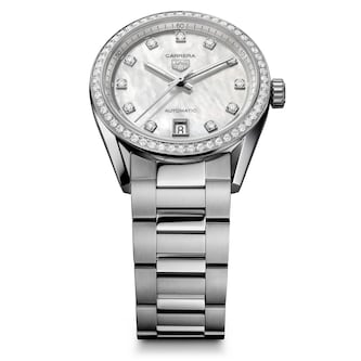 TAG Heuer Carrera Date 36mm Ladies Watch Diamonds
