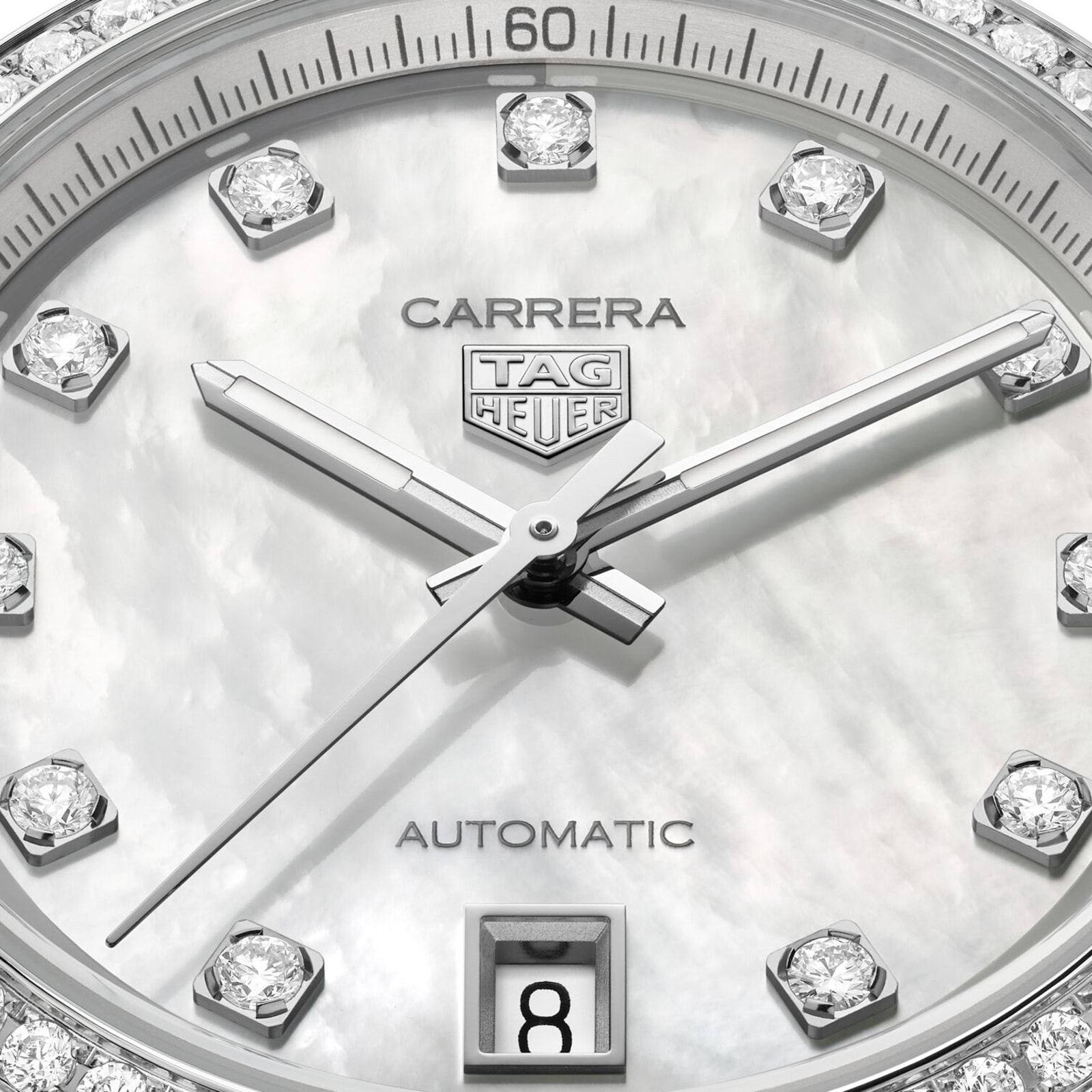 TAG Heuer Carrera Date 36mm Ladies Watch Diamonds TAG Heuer Carrera Date 36mm Ladies Watch Diamonds