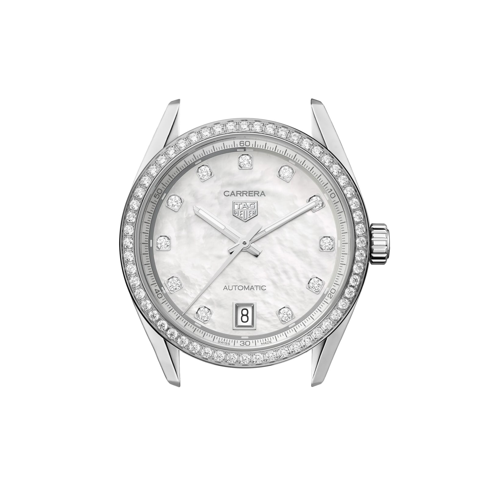 TAG Heuer Carrera Date 36mm Ladies Watch Diamonds TAG Heuer Carrera Date 36mm Ladies Watch Diamonds