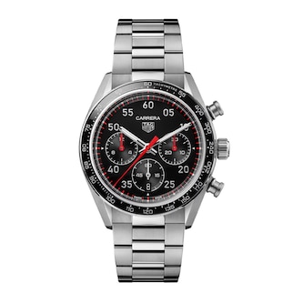 TAG Heuer Carrera Chronograph Sport Automatic 42mm Mens Watch Black