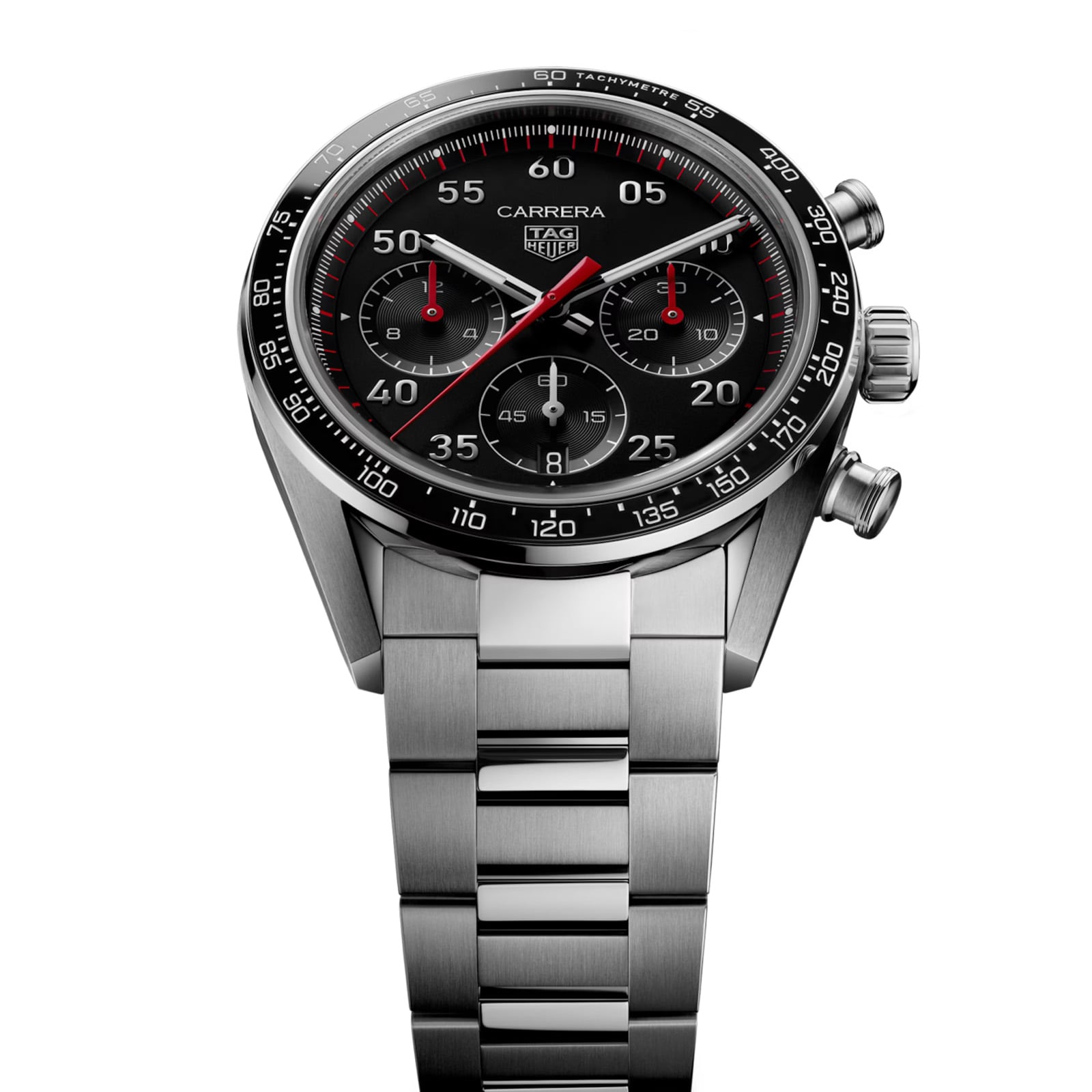 TAG Heuer Carrera Chronograph Sport Automatic 42mm Mens Watch Black