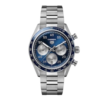 TAG Heuer Carrera Chronograph Sport Automatic 42mm Mens Watch Blue
