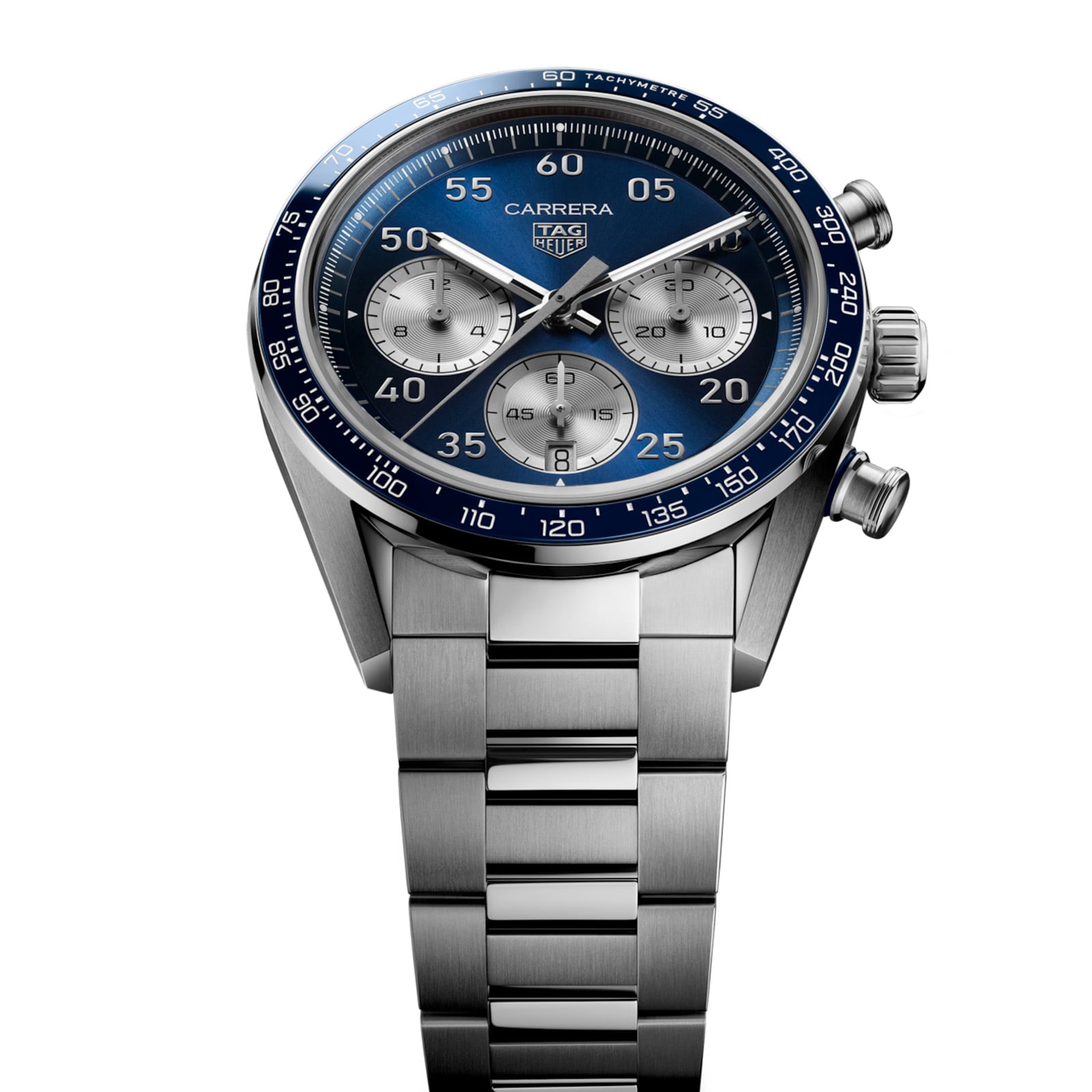 TAG Heuer Carrera Chronograph Sport Automatic 42mm Mens Watch Blue
