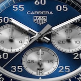 TAG Heuer Carrera Chronograph Sport Automatic 42mm Mens Watch Blue