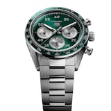 TAG Heuer Carrera Chronograph Sport Automatic 42mm Mens Watch Green