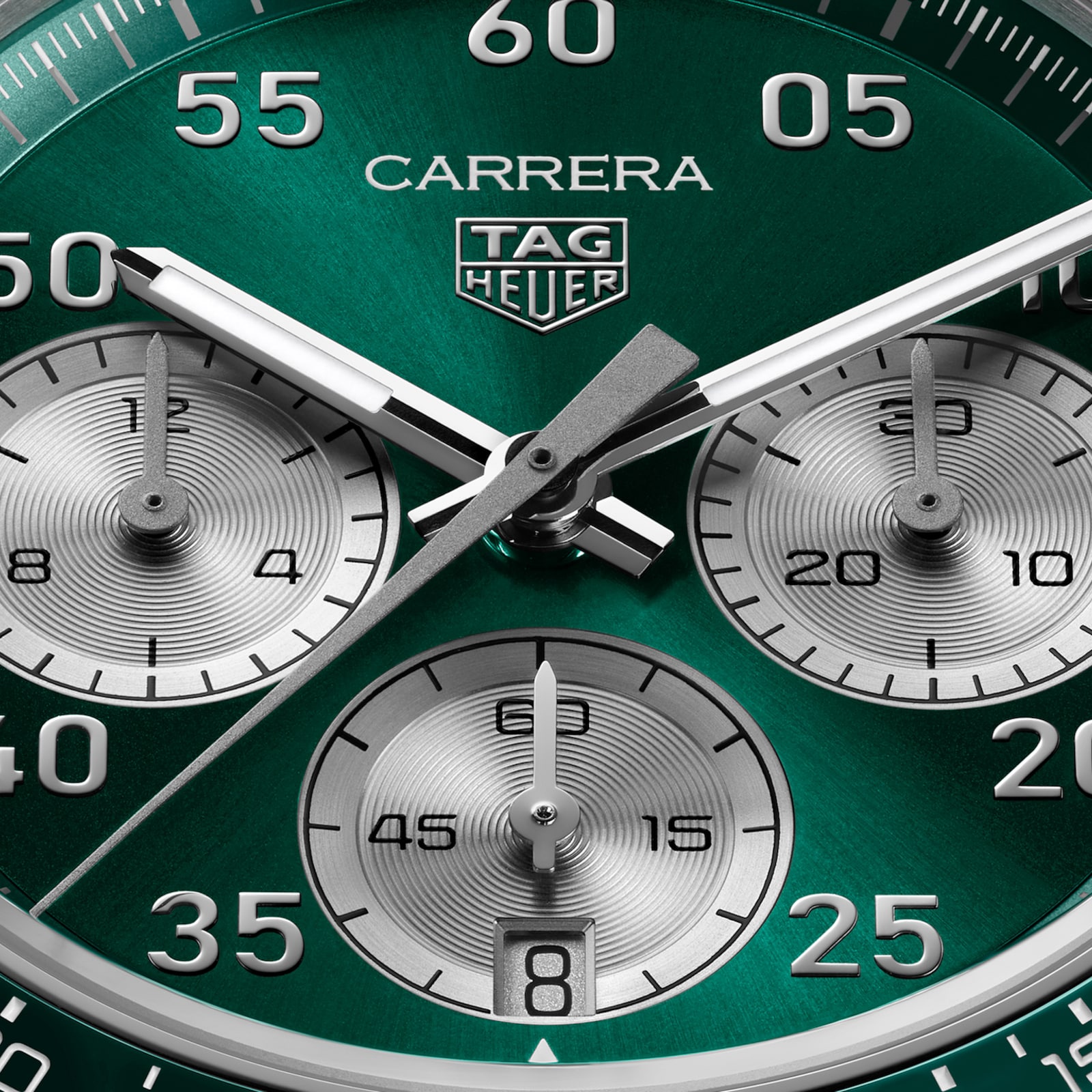 TAG Heuer Carrera Chronograph Sport Automatic 42mm Mens Watch Green