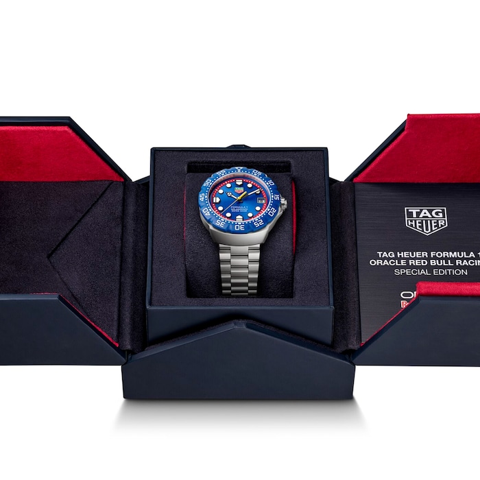 TAG Heuer Formula 1 Solargraph x Oracle Red Bull Racing 38mm Unisex Watch Blue Dial