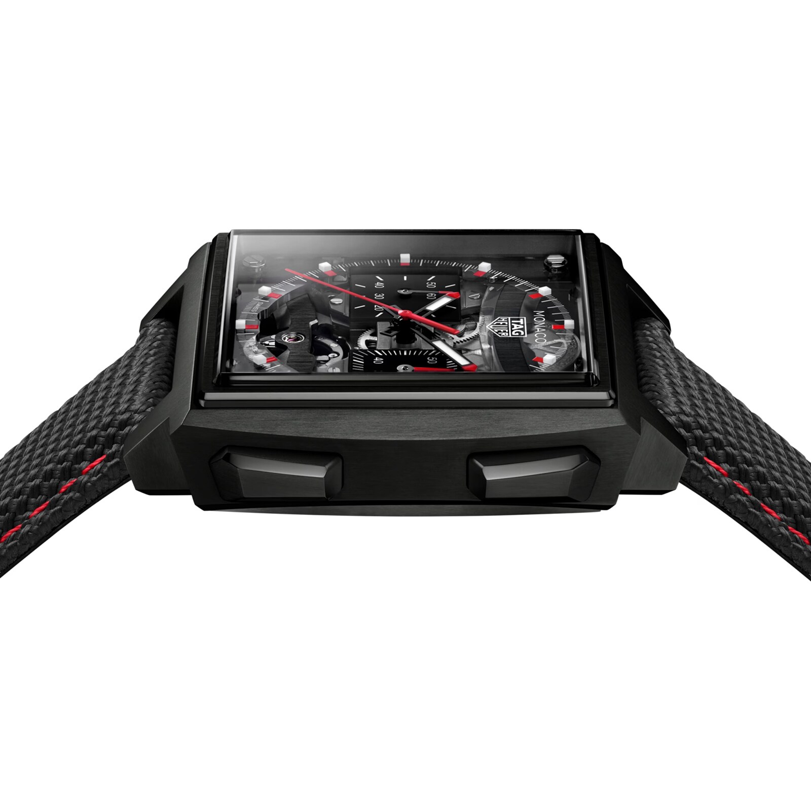 TAG Heuer Monaco Evergraph  40mm Mens Watch Black