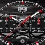 TAG Heuer Monaco Evergraph  40mm Mens Watch Black