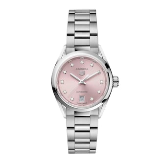 TAG Heuer Carrera 29mm Ladies Watch Pink TAG Heuer Carrera 29mm Ladies Watch Pink