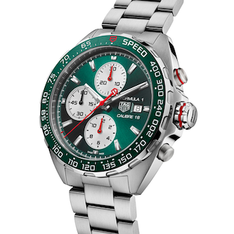 TAG Heuer Formula 1 Chronograph X Goodwood Festival of Speed Limited Edition 44mm Mens Watch Green