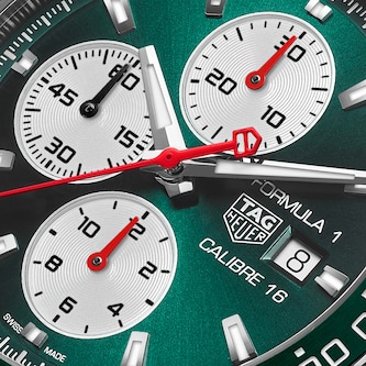 TAG Heuer Formula 1 Chronograph X Goodwood Festival of Speed Limited Edition 44mm Mens Watch Green TAG Heuer Formula 1 Chronograph X Goodwood Festival of Speed Limited Edition 44mm Mens Watch Green
