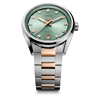 TAG Heuer Carrera Date 36mm Ladies Watch Green