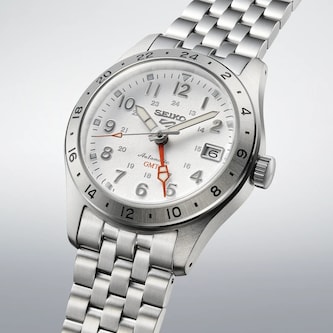 Seiko 5 Sports ‘Overwhite’ Field GMT 39.5mm Mens Watch White Seiko 5 Sports ‘Overwhite’ Field GMT 39.5mm Mens Watch White