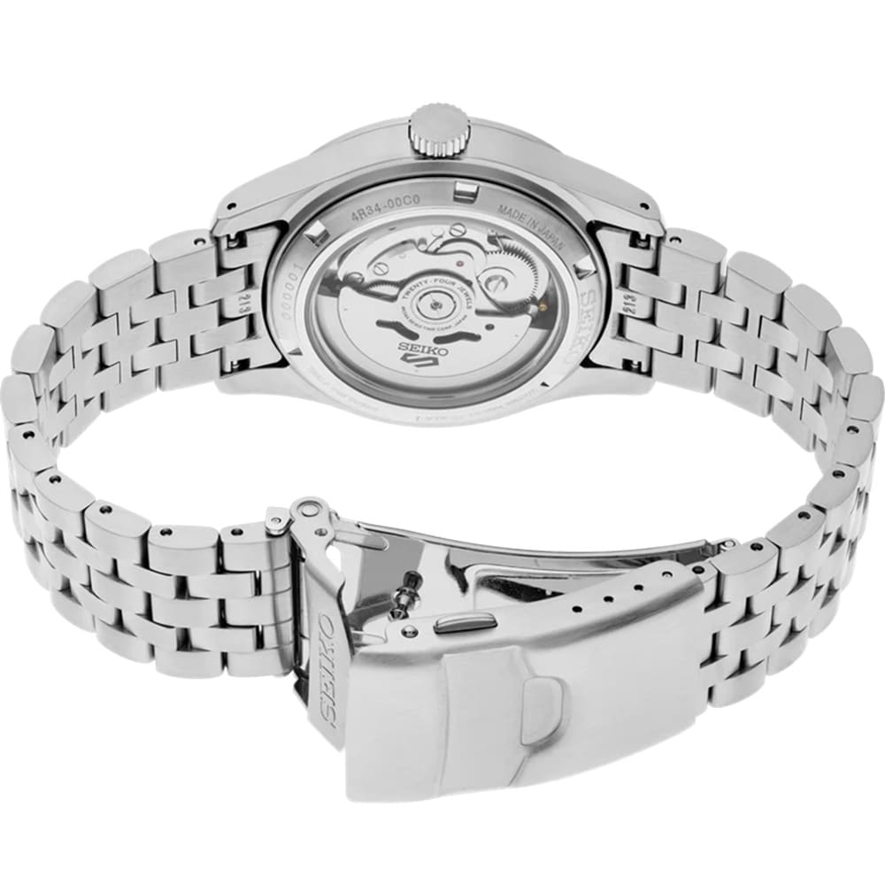 Seiko 5 Sports ‘Overwhite’ Field GMT 39.5mm Mens Watch White Seiko 5 Sports ‘Overwhite’ Field GMT 39.5mm Mens Watch White