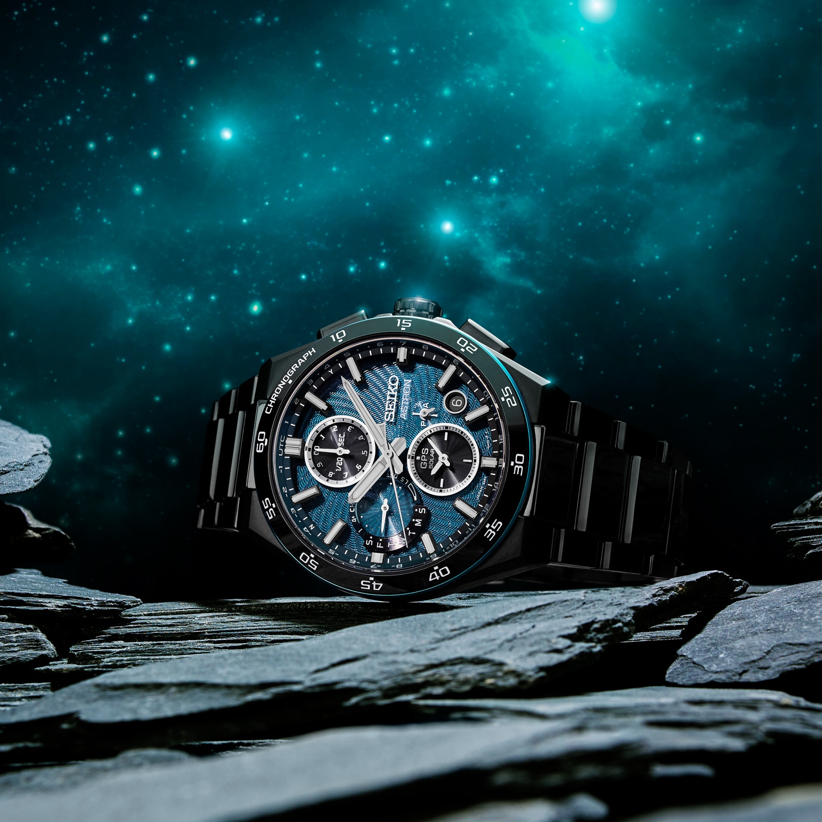 Seiko Astron GPS Solar 'Spiral Galaxy' Limited Edition 43.5mm Mens