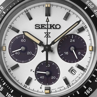 Seiko Prospex Speedtimer ‘Youngtimer’ 39mm Mens Watch White Seiko Prospex Speedtimer ‘Youngtimer’ 39mm Mens Watch White