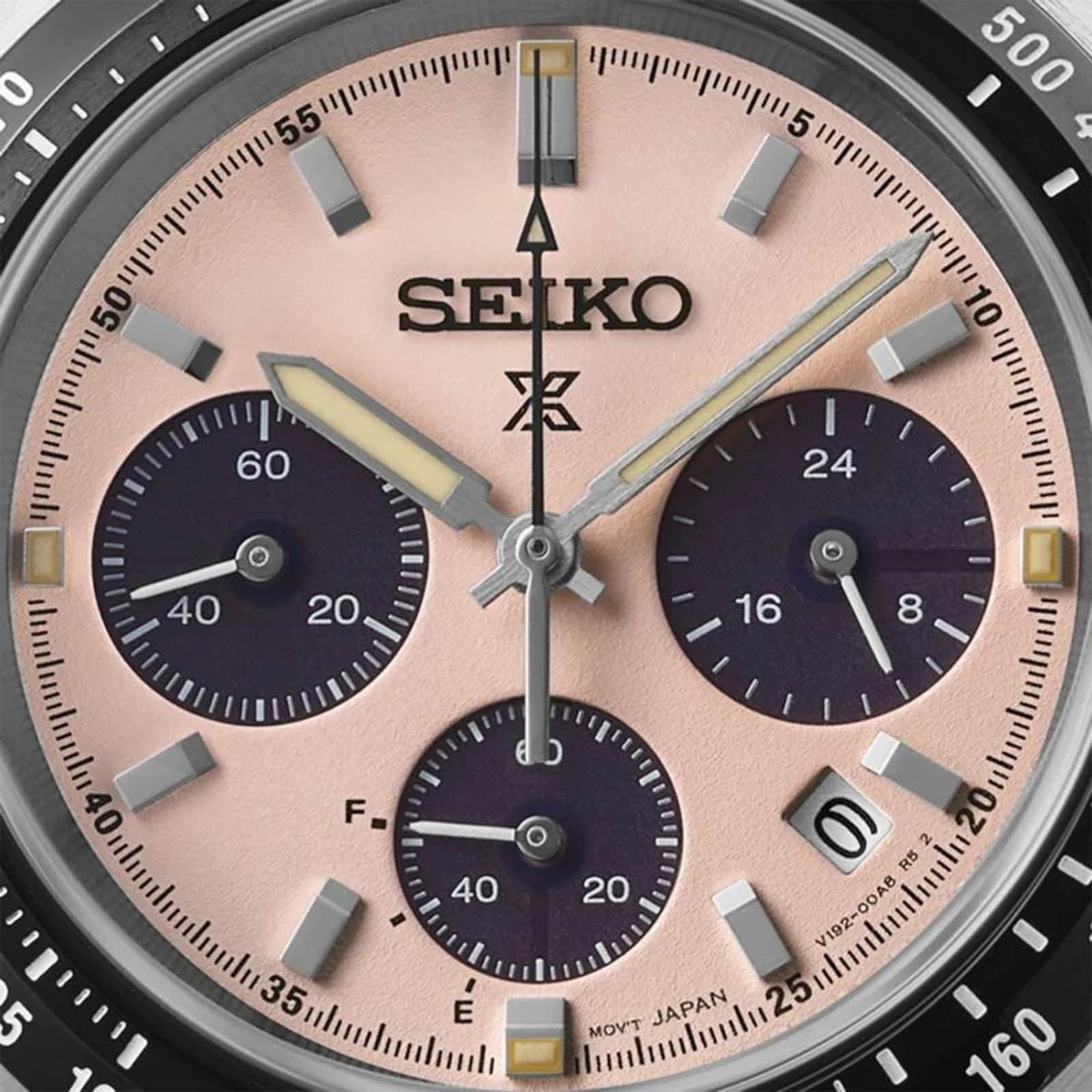 Seiko Prospex Speedtimer ‘Youngtimer’ 39mm Mens Watch Pink Seiko Prospex Speedtimer ‘Youngtimer’ 39mm Mens Watch Pink