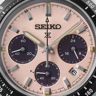 Seiko Prospex Speedtimer ‘Youngtimer’ 39mm Mens Watch Pink Seiko Prospex Speedtimer ‘Youngtimer’ 39mm Mens Watch Pink