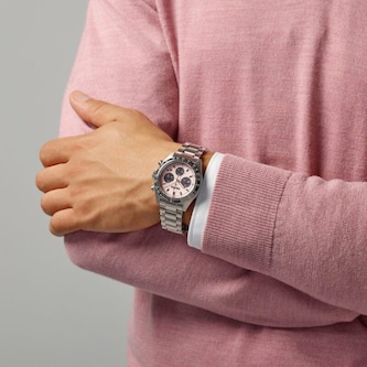 Seiko Prospex Speedtimer ‘Youngtimer’ 39mm Mens Watch Pink Seiko Prospex Speedtimer ‘Youngtimer’ 39mm Mens Watch Pink