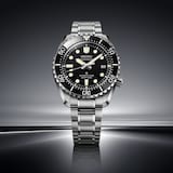 Seiko Prospex Marinemaster 1968 Heritage Reinterpretation 42mm Mens Watch Black