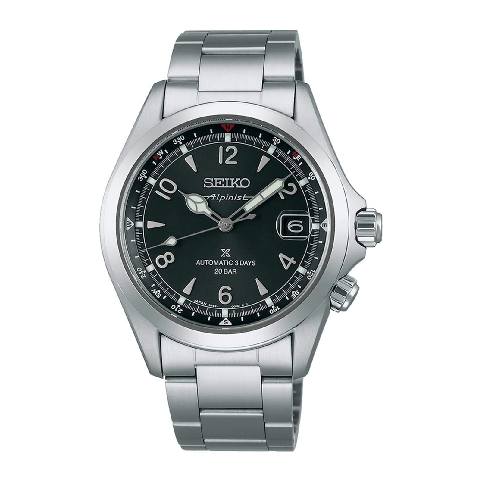 Seiko Prospex Prospex Alpinist 39.5mm Mens Watch ‘Summit’ Black Dial Bracelet Watch Seiko Prospex Prospex Alpinist 39.5mm Mens Watch ‘Summit’ Black Dial Bracelet Watch