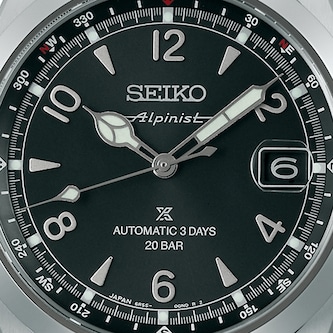 Seiko Prospex Prospex Alpinist 39.5mm Mens Watch ‘Summit’ Black Dial Bracelet Watch Seiko Prospex Prospex Alpinist 39.5mm Mens Watch ‘Summit’ Black Dial Bracelet Watch