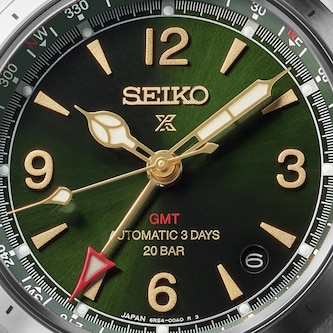 Seiko Prospex Prospex Alpinist Automatic GMT 39.5mm Mens Watch Green Dial Strap Watch Seiko Prospex Prospex Alpinist Automatic GMT 39.5mm Mens Watch Green Dial Strap Watch