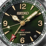 Seiko Prospex Prospex Alpinist Automatic GMT 39.5mm Mens Watch Green Dial Strap Watch