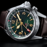 Seiko Prospex Prospex Alpinist Automatic GMT 39.5mm Mens Watch Green Dial Strap Watch