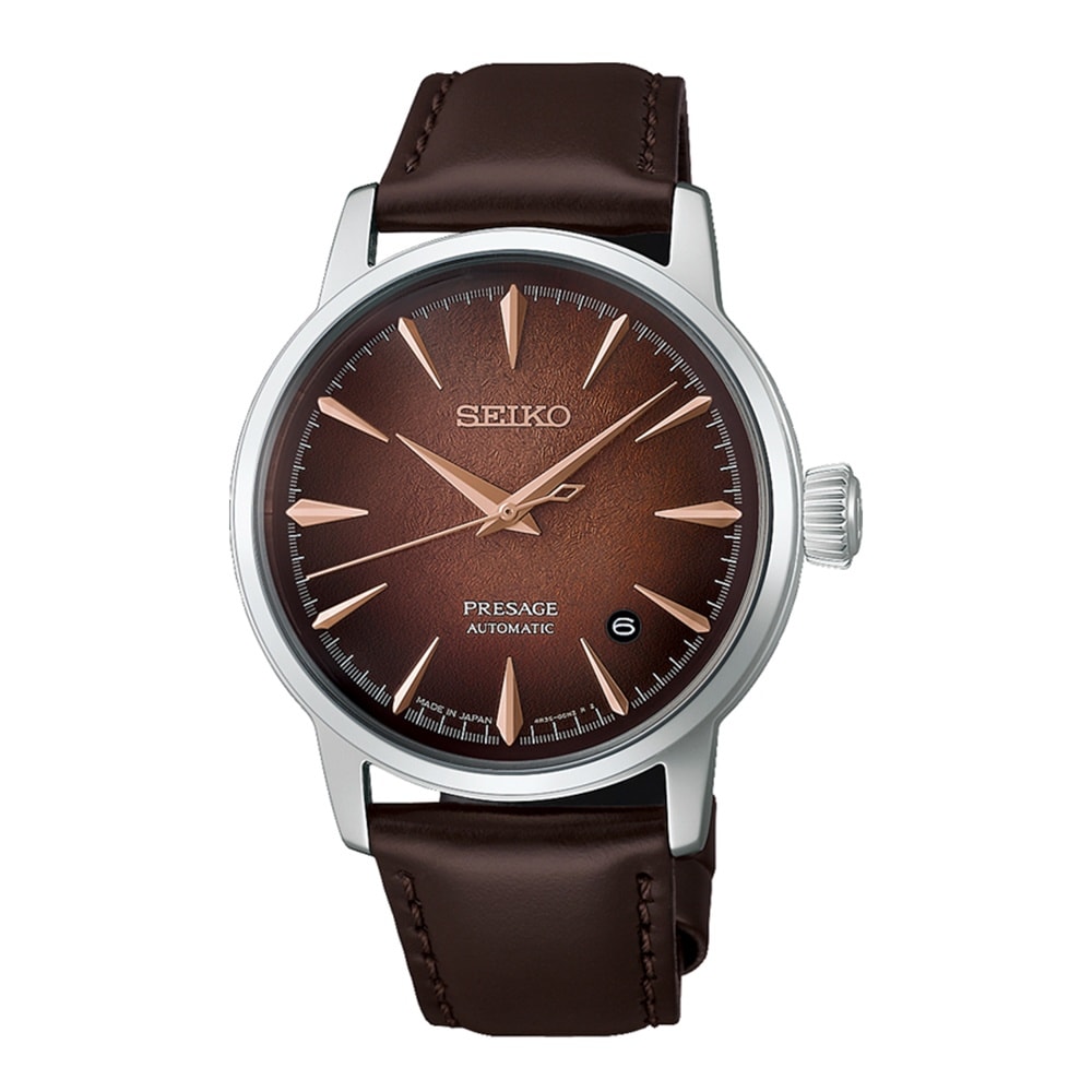 Seiko Presage Presage Cocktail Time Crushed Ice Whisky Mist 38.5mm Mens Watch Seiko Presage Presage Cocktail Time Crushed Ice Whisky Mist 38.5mm Mens Watch